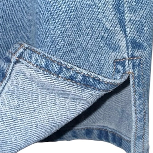 Free People Steinbeck Patched Straight-Leg Jeans size 27 - Picture 7 of 11